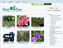 Tablet Screenshot of fleurs-deau.net